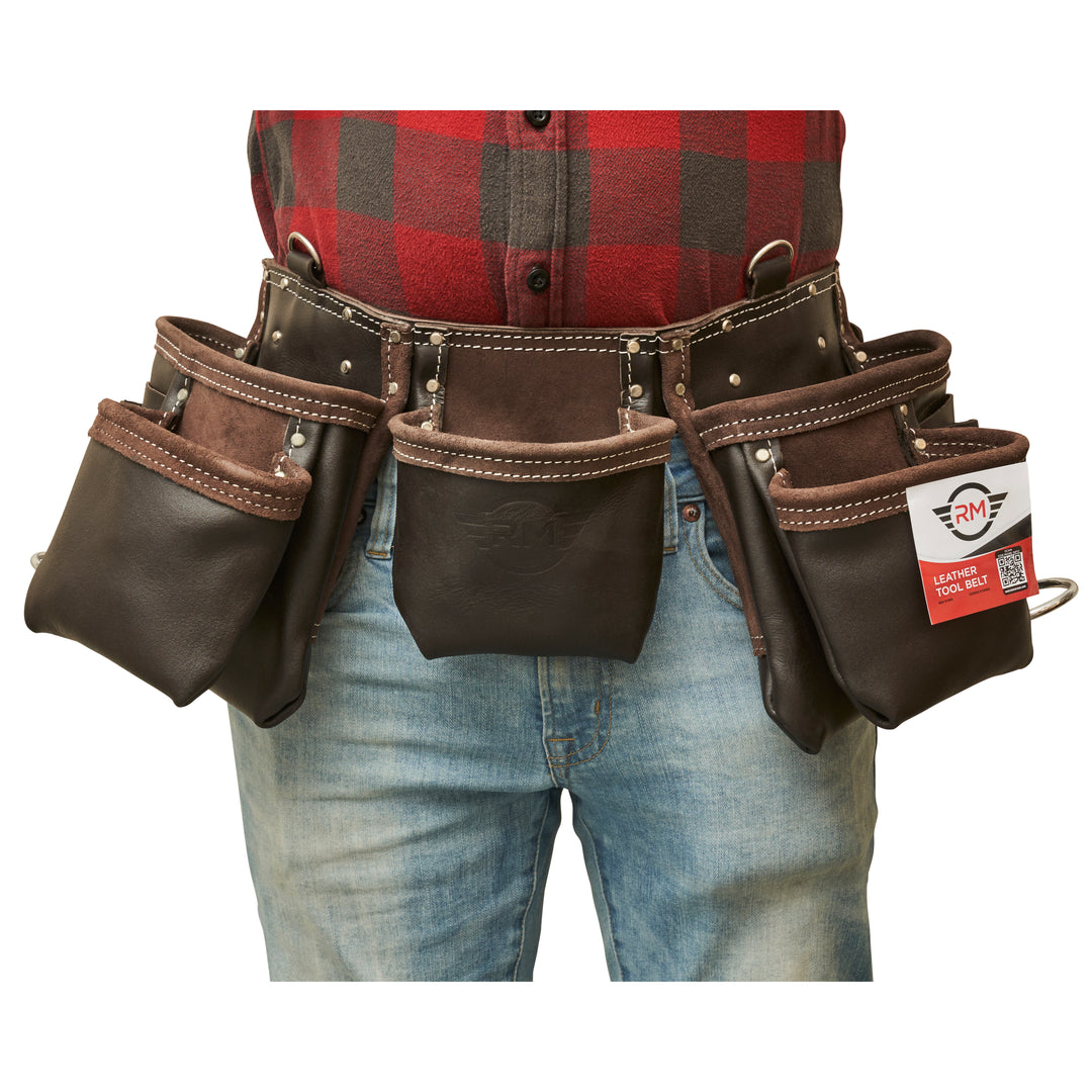 RM 12 Pocket Leather Tool Belt.