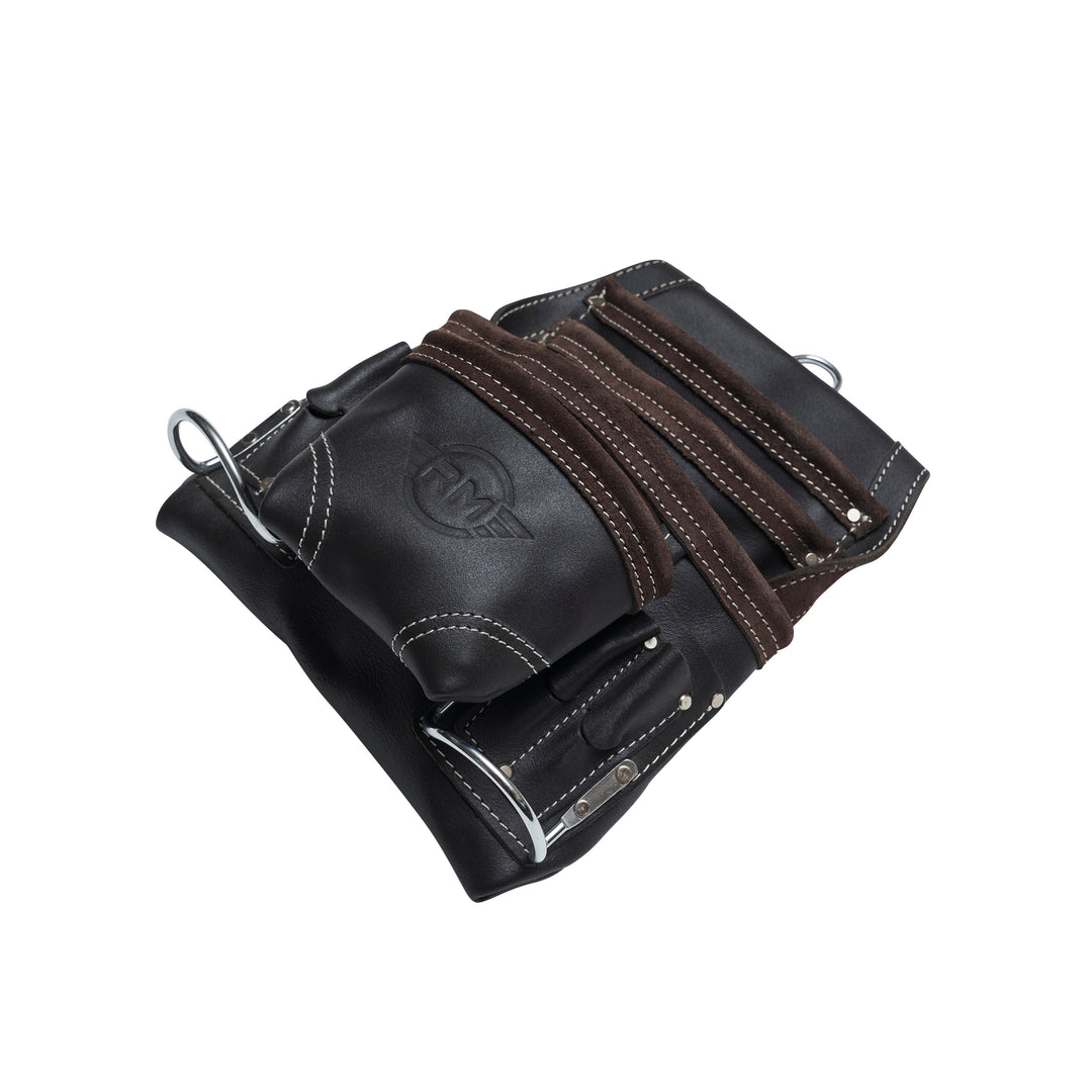 RM 10 Pocket Leather Electrician Tool Pouch.