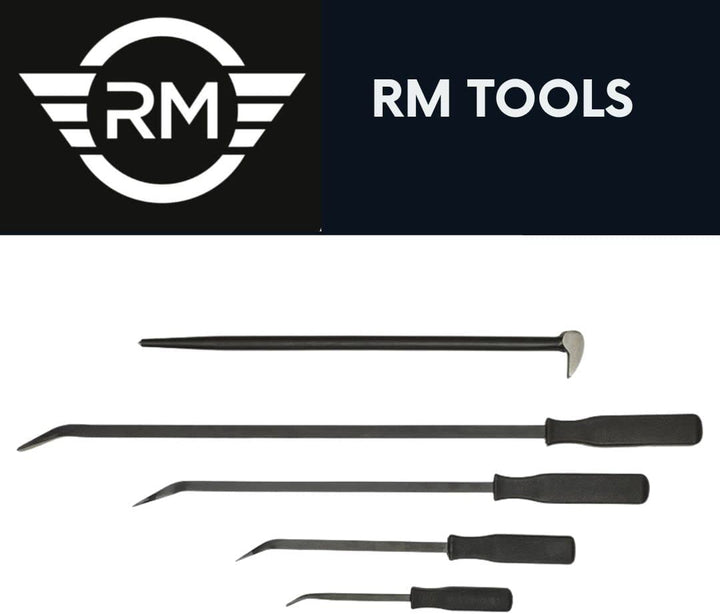 RM Tools 5 Piece Pry Bar Set.