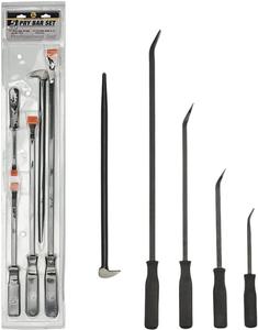 RM Tools 5 Piece Pry Bar Set.