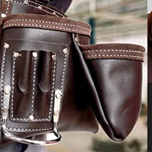 RM 12 Pocket Leather Tool Belt.