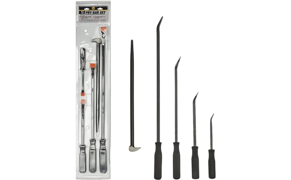 RM Tools 5 Piece Pry Bar Set.