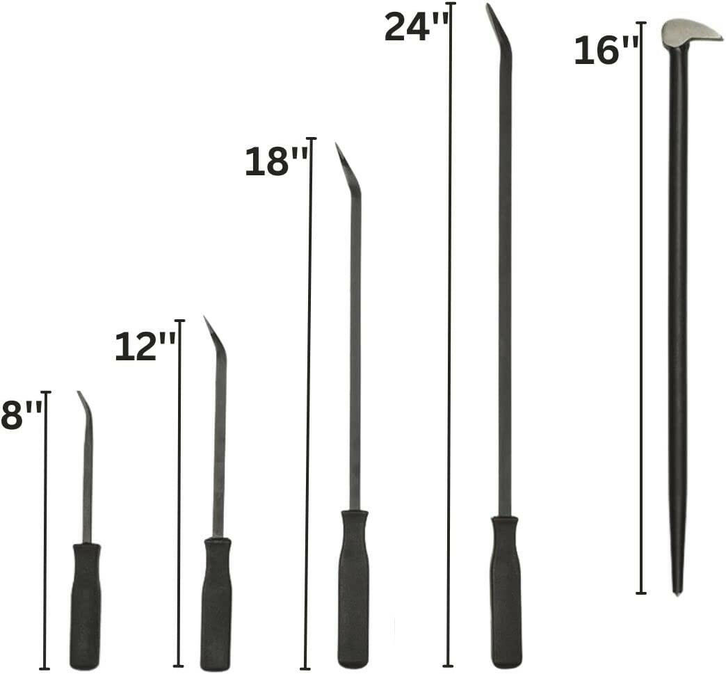 RM 5 Piece Pry Bar Set.